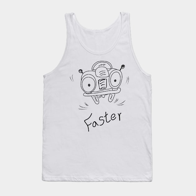 I am faster Tank Top by KINGShut